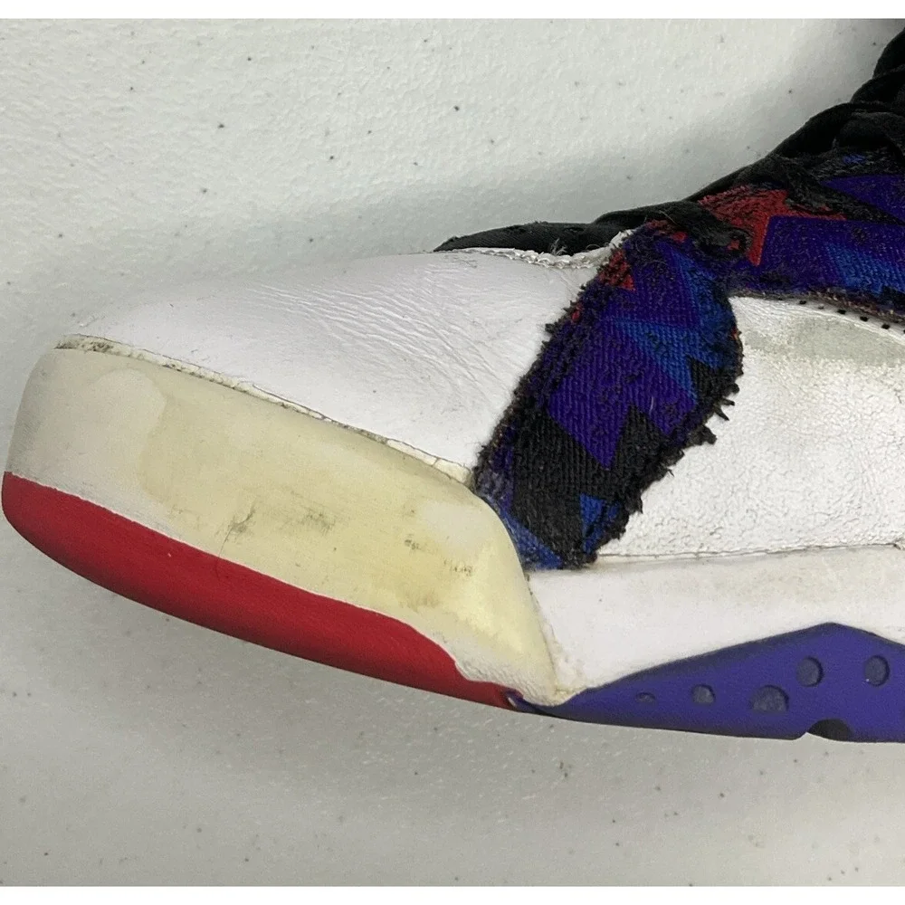 Nike Jordan 7 Retro Sneakers Men Size 13 Nothing But Net 2015 Y2K Shoes